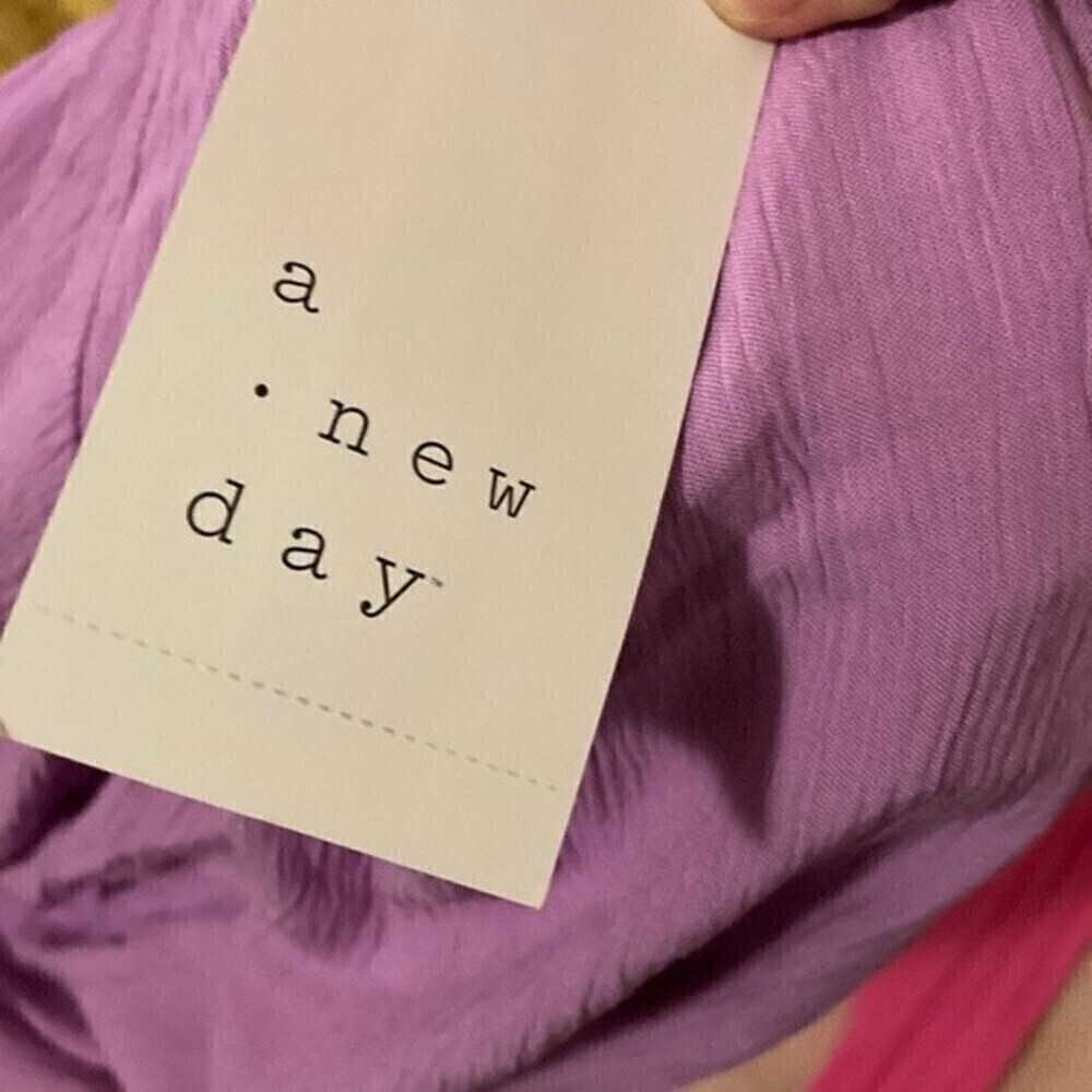 A New Day Orchid Spray shirt dress 4X - Picture 2 of 4